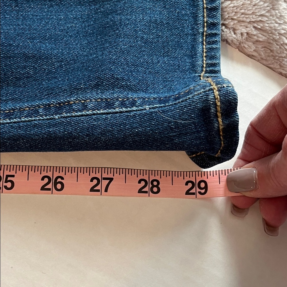 Old Navy Blue Wow High Rise Wide-Leg Jeans 12 - Picture 11 of 11